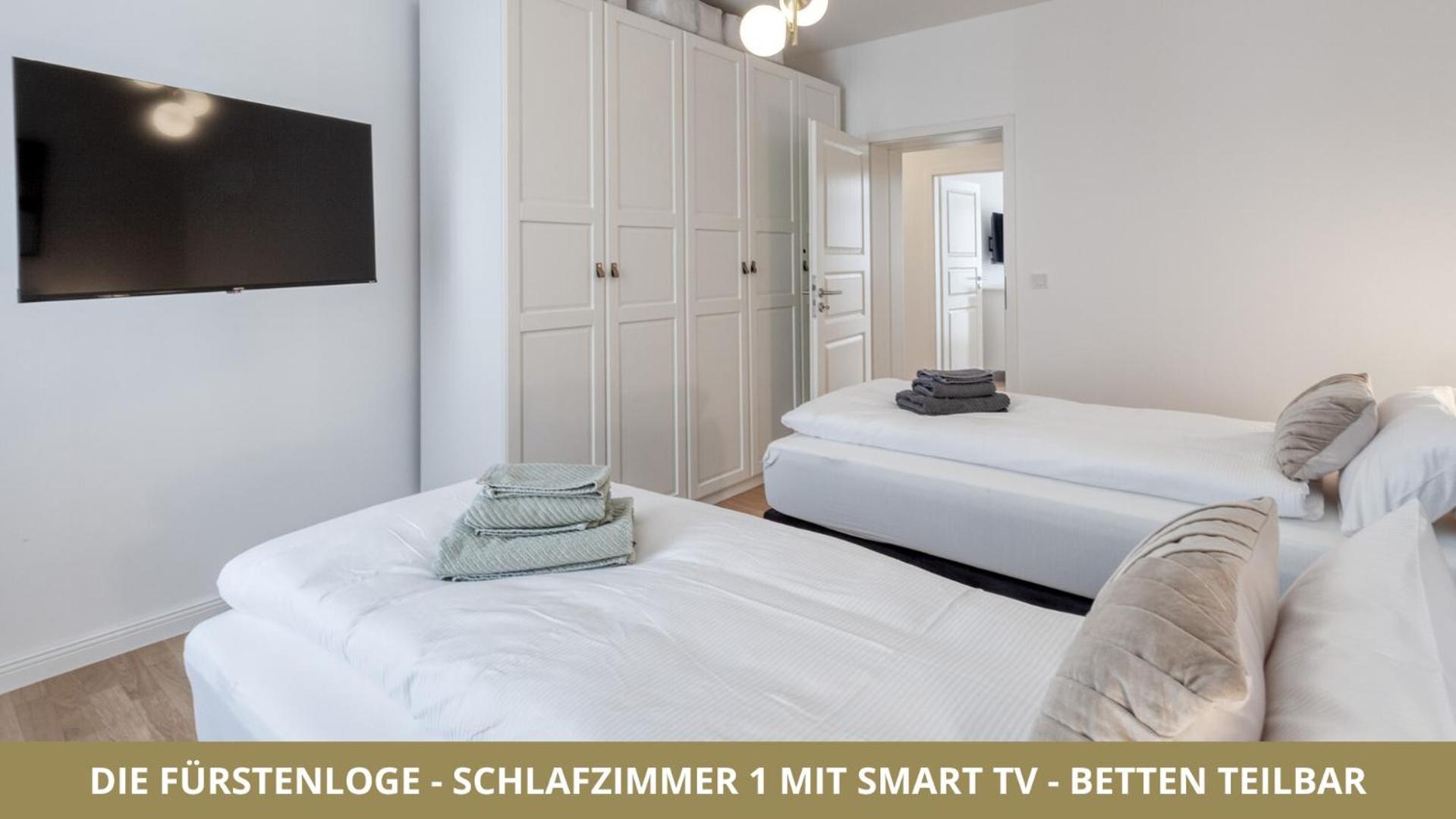 Neu Fewo Fuerstenloge 1-6 Pers Hinter Dem Markgraeflichen Opernhaus - 2 Schlafzimmer Mit Boxspringbetten 4 Einzel Oder 2 Doppelbetten, Balkon Und Einbaukueche, Barrierearm Bayreuth Exterior photo